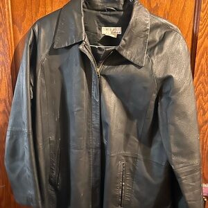 Tower Hill Black Leather Jacket